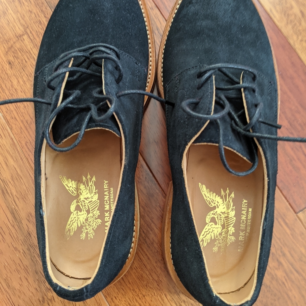 MCNAIRY NAVY DERBY 8.5 VIBRAM SOLE - Picture 3 of 4